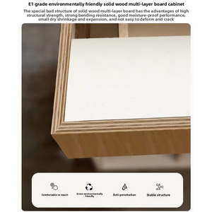 Meubles de Maison en Bois Massif pour Dîner Restaurant Île à Manger Cuisine Table en Bois <span class=keywords><strong>Nordic</strong></span> Sintered Stone Top Table Kitchen Island - Product Image 5
