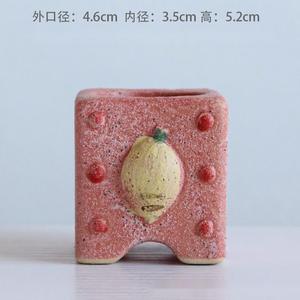 Maceta de flores para suculentas, tetera coreana con relieve <span class=keywords><strong>pintado</strong></span> <span class=keywords><strong>a</strong></span> <span class=keywords><strong>mano</strong></span>, Mini macetas creativas transpirables de piedra - Product Image 4