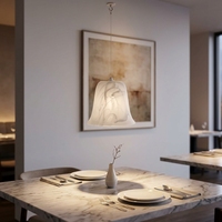 Abat-jour en verre cloche personnalisable, motif marbré givré, pour luminaires intérieurs résidentiels et commerciaux, vente en gros