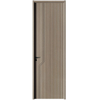 VENTE FLASH Usine de personnalisation Porte intérieure à 2 panneaux pour maisons Couleur blanche Intérieur de bureau Porte moderne en bois massif pour la maison