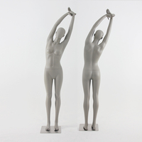Offres Spéciales mannequin femme en fibre de verre différentes poses debout yoga sport mannequin
