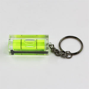 Porte-clés avec mini niveau à bulle en plastique, précision 1 mm, largeur 15 mm - Product Image 5