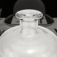 Bouteilles en verre pour spiritueux, liqueur, vodka, gin, whisky, tequila, personnalisées en gros, 500 ml/700 ml/750 ml, avec bouchon en liège et surface givrée