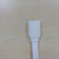 Écouvillon de nettoyage personnalisé 707 blanc en PP avec pointe en mousse pour imprimante, pour salle blanche