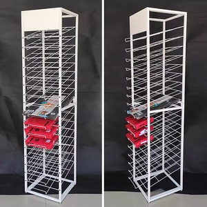 Custom Multilayer Copy Wrapping <strong>Paper</strong> Bag <strong>Display</strong> Rack Stand Scrapbook Office Store Stationery Metal <strong>Wire</strong> Rack - Product Image 6