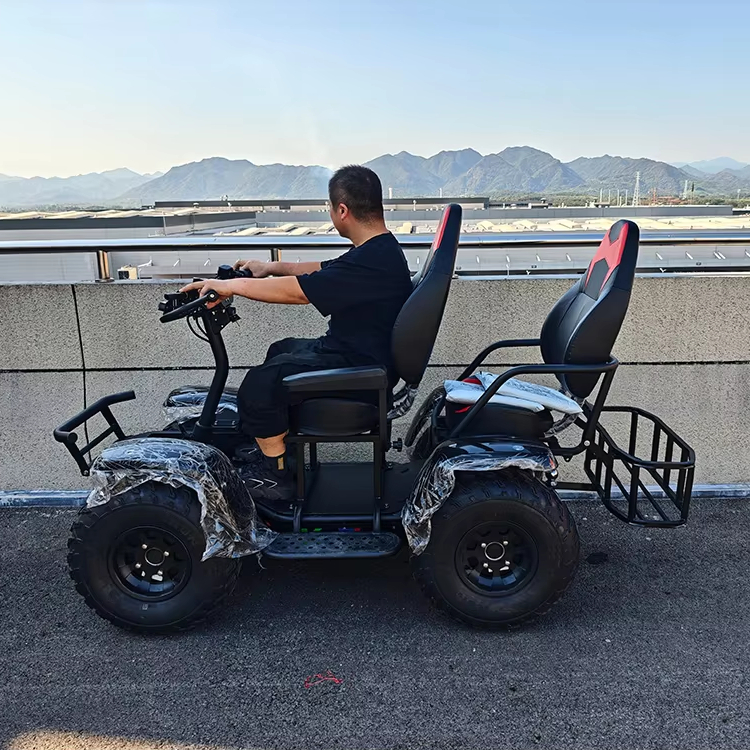 4-колесный электрический скутер Klein ATV, внедорожник, вездеход, 6000 Вт, 60 В, 50 А/ч, 4 колеса, для взрослых, с 2-мя сиденьями, 4 х4