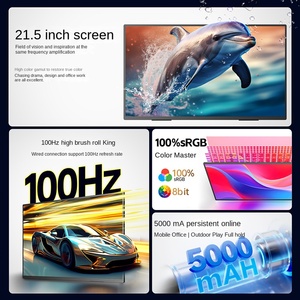 จอภาพพกพาไร้สาย EIMIO ขนาด 21.5 นิ้ว IPS 100Hz, ความละเอียดสูง Full HD 1920x1080 พร้อมเวลาตอบสนอง 8ms - Product Image 2