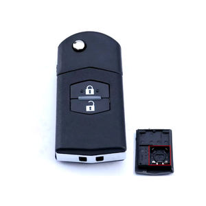 40% de réduction sur la coque de clé pliable pour télécommande sans fil à code fixe à 4 boutons en métal de grande taille - Product Image 4