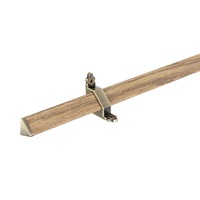 ALY DECOR Tringles à rideaux réglables en alliage d'aluminium, design moderne, construction robuste, anti-rouille, accessoires pour rideaux