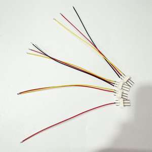 Arnés de cables de un solo cabezal Conjuntos de cables electrónicos 2P 3P 4P 5P Conductor de cobre PTFE PVC Goma de nailon para motocicletas - Product Image 1