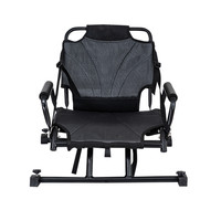 Chaise pivotante à 360° avec cadre en aluminium pour la pêche en kayak, confortable pour les activités nautiques et le surf – Outil et accessoire