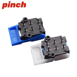 Microinterruptor Pinch Kw13-32 SPST de 6 pines para telecomunicaciones con resorte y rearme automático de plástico - Product Image 2