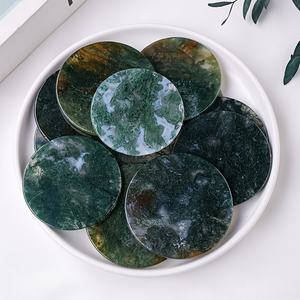 Venta al por Mayor de Adornos de Ágata Musgosa Redondos de Alta Calidad, Tendencia de Moda, Regalo Festivo, Decoración Encantadora para el Hogar y la Oficina - Product Image 3