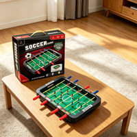 Jeu de football interactif éducatif d'intérieur avec logo personnalisé, 2 joueurs, jouet de football en plastique pour une utilisation familiale