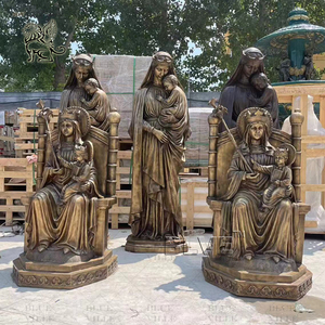 BLVE Iglesia Metal estatuas religiosas católica María Jesús niño San José escultura tamaño real bronce <span class=keywords><strong>Sagrada</strong></span> <span class=keywords><strong>Familia</strong></span> estatua - Product Image 2