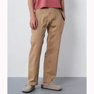 <span class=keywords><strong>Pantalones</strong></span> <span class=keywords><strong>de</strong></span> <span class=keywords><strong>Trabajo</strong></span> Rígidos <span class=keywords><strong>de</strong></span> Corte Regular, Cintura Flexible con Diseño <span class=keywords><strong>de</strong></span> Múltiples Costuras, Estilo Vintage, 100% Algodón Orgánico <span class=keywords><strong>de</strong></span> Sarga - Product Image 2
