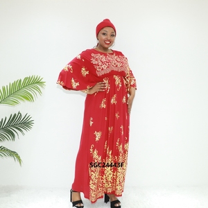 Vêtement musulman Ensemble abaya <span class=keywords><strong>3</strong></span> <span class=keywords><strong>pièces</strong></span> noir SGC24443F Vêtement camerounais abaya - Product Image 2