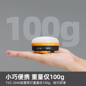 Qinpur <b>LED</b> Camping <b>Light</b> 6V <b>USB</b> Rechargeable Adhesive Mount Outdoor Tent Lamp 25000 Hours Lifespan - Product Image 5