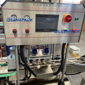 Tốt bán chai thủy tinh <span class=keywords><strong>cap</strong></span> Feeder Glass Jar chân không Máy đóng nắp kim loại nắp bìa niêm phong máy - Product Image 3