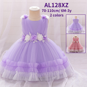 FSMKTZ Abito da Cerimonia <span class=keywords><strong>per</strong></span> Bambine, Vestito da Principessa <span class=keywords><strong>per</strong></span> Bambine di 2 Anni, Modello AL128XZ - Product Image 1