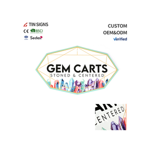 Insegna <span class=keywords><strong>in</strong></span> Alluminio Decorativa Personalizzata, Stile Vintage Retrò, Fustellata e Goffrata per Arredamento Casa - Product Image 4