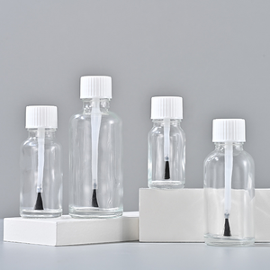 Flacon en verre vide pour vernis à ongles avec bouchon à brosse 5ml 10ml 15ml 20ml 30ml 50ml - Product Image 1