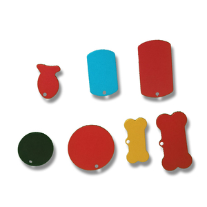 Cá tròn giọt nước vuông hình dạng khác nhau thép không gỉ nhôm Brass <span class=keywords><strong>Dog</strong></span> <span class=keywords><strong>Tags</strong></span> - Product Image 4