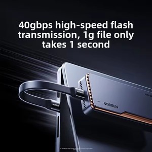 Câble USB Type C vers Type C UGREEN 240W, court, charge rapide PD, USB 4.0 Gen 3, données 40 Gbps, <span class=keywords><strong>ThunderBolt</strong></span> 4, 8K 60Hz pour <span class=keywords><strong>Apple</strong></span> Android - Product Image 2