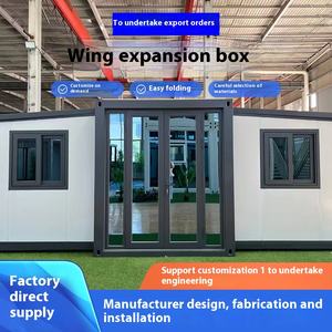 Conteneurs préfabriqués à <span class=keywords><strong>louer</strong></span> Maison conteneur Assemblage rapide Boîte pliable extensible Cabine extensible Maison de jardin 2 chambres - Product Image 4