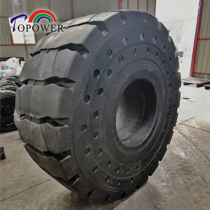 26.5-25 Hot Sale Higher Loader Solid Tire for Crane