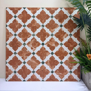 Azulejos de Cerámica de Lujo con Patrón de Mármol Rojo Vintage para Piso y Pared, Antideslizantes, 600x1200mm, <span class=keywords><strong>8</strong></span>.5mm de Grosor, para Cocina, Balcón y Revestimiento - Product Image 1