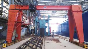 Bán nóng Châu Âu loại điều khiển từ xa điện 10t dầm đơn du lịch giàn cần cẩu giá - Product Image 4