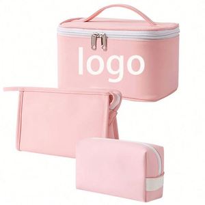 Makeup Cosmetic <b>Bags</b> for Women <b>Large</b> Travel <b>Bag</b> Girls Traveling With Brush Promotion <b>Gift</b> - Product Image 1