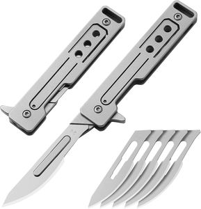 DIY Handicraft Carving Interchangeable Blades Versatile EDC <b>Tool</b> Folding Pocket Knife for Precision Cutting <b>Crafting</b> - Product Image 1