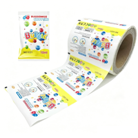 Film souple en rouleau en cellulose végétale renouvelable de qualité alimentaire, laminé, pour emballage de cartes cadeaux et jouets