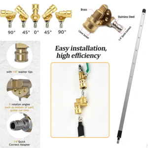 Outil de nettoyage <span class=keywords><strong>haute</strong></span> <span class=keywords><strong>pression</strong></span> sans démontage, tuyau de nettoyage de radiateur avec buse intégrée, <span class=keywords><strong>nettoyeur</strong></span> <span class=keywords><strong>haute</strong></span> <span class=keywords><strong>pression</strong></span> <span class=keywords><strong>pour</strong></span> automobiles - Product Image 4