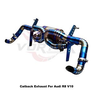 ระบบท่อไอเสียแบบ Catback วาล์วควบคุม Vortex Blue Titanium สำหรับ Audi R8 4S V10 Performance Coupe Spyder ปี 2024-2025 ชุดแต่งแบบติดตั้งได้โดยตรง - Product Image 3