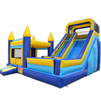 Vente flash : grande structure gonflable pour enfants, portable, imperméable, avec ventilateur intégré, en PVC de haute qualité
