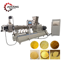 Ligne de production automatique de gâteaux de riz, ligne de traitement de riz enrichi, extrudeuse à double vis, prix usine