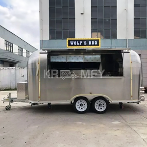 2025 Bar OEM Mobile Bbq Remolques rápidos Camión de comida totalmente equipado con cocina completa a la venta - Product Image 5