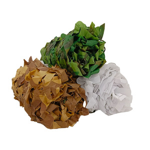 Gujia Camo Bulk <span class=keywords><strong>Roll</strong></span> Decoraciones para fiestas Snow Ghillie Netting <span class=keywords><strong>Sunshade</strong></span> Camp Red de camuflaje blanco para caza - Product Image 3