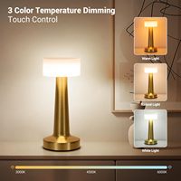 TSINYE luxe Portable Rechargeable lampe sans fil contrôle tactile à piles lampe de bureau veilleuse cadeaux pour les amis