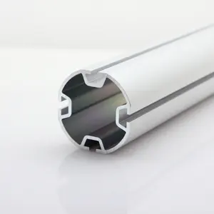 Shengxin yüksek kaliteli alüminyum Oval tüp düz alüminyum profil Oval alüminyum dolap çubuk