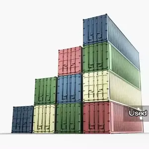 20 Fuß 40 Fuß 40 HQ gebrauchter Container günstiger Preis für Versand Ausgang Containerverkauf von China in die USA Kanada Mexiko Tunesien Uganda Zambia