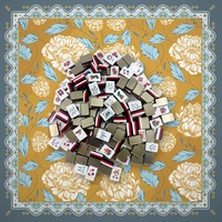 Mélangeur de Mahjong léopard taille standard, prêt à l'emploi, avec supports et poussoirs, léger pour les soirées de jeu en famille, gravé