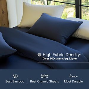 Full Size Luxury Hotel Cotton Sheets <b>Set</b> 4 Piece Bed Sheet Sateen 4pc <b>Bedding</b> Plant - Product Image 3