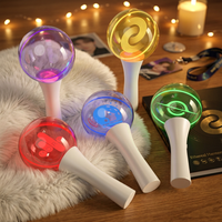 Bâton lumineux LED en acrylique personnalisé, stylo lumineux, accessoire de cheering Kpop pour concerts, fêtes et événements promotionnels