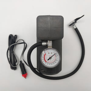 पोर्टेबल पदोन्नति छोटे मिनी डीसी 12 वोल्ट इलेक्ट्रिक कार टायर inflator पंप हवा कंप्रेसर के साथ टायर गेज - Product Image 2