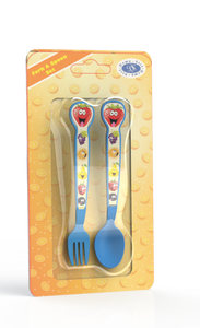 Juego de Cubiertos para Niños al por Mayor, Cuchara y Tenedor en Blíster, Vajilla para la Escuela - Product Image 2
