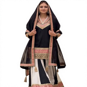Lanzamiento del Nuevo Conjunto de Fiesta de Diseñador: Top, Sharara Plazzo y Dupatta - Product Image 1